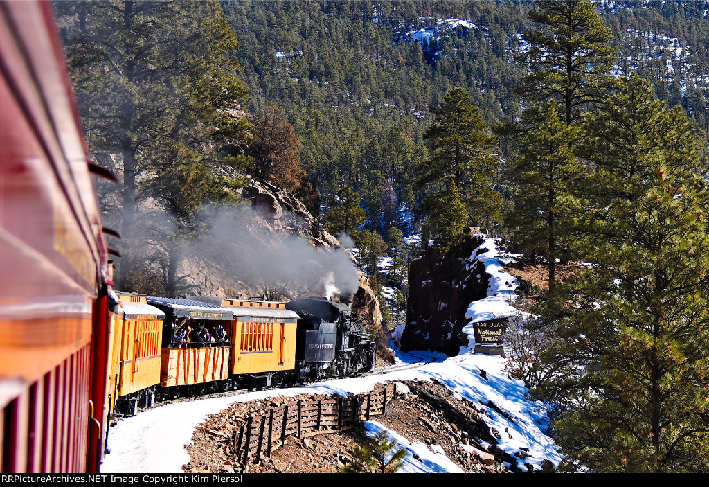 DSNG 481 Entering San Juan National Forest